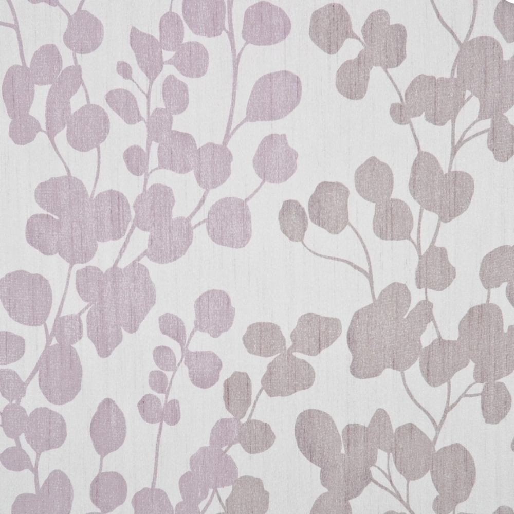 Elegant Purple Floral Shower Curtain - Picture 2 of 5